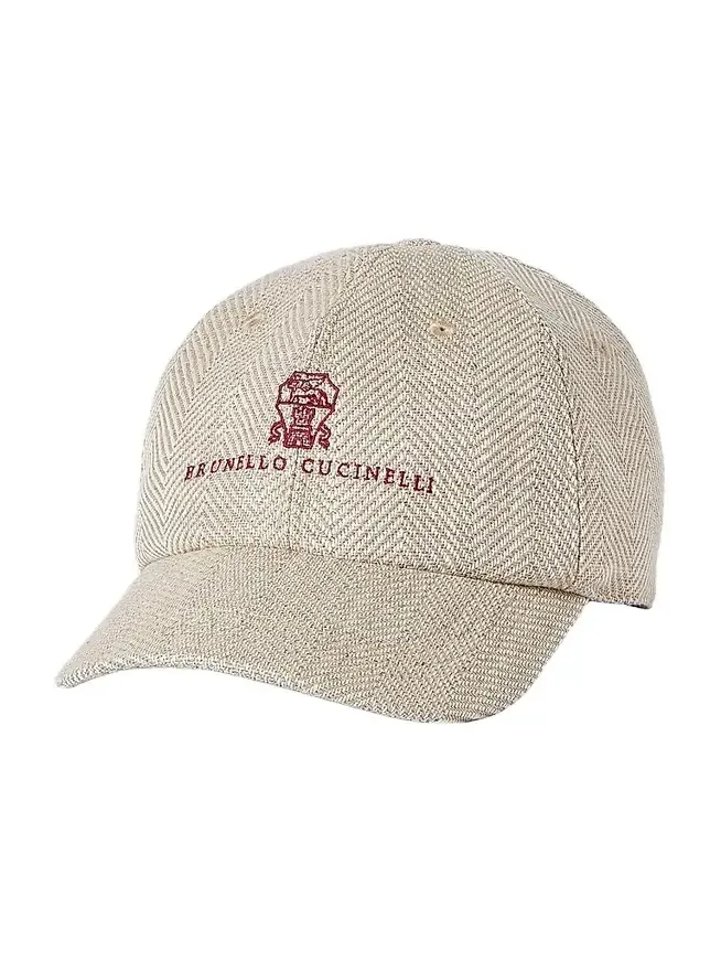 Men's Alpaca, Wool and Silk Chevron Baseball Cap Men's Alpaca, Wool and Silk Chevron Baseball Cap