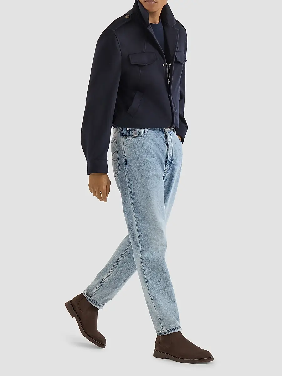 Brunello Cucinelli Men's Cotton Jersey Crew-Neck T-Shirt | Thumbnail 2