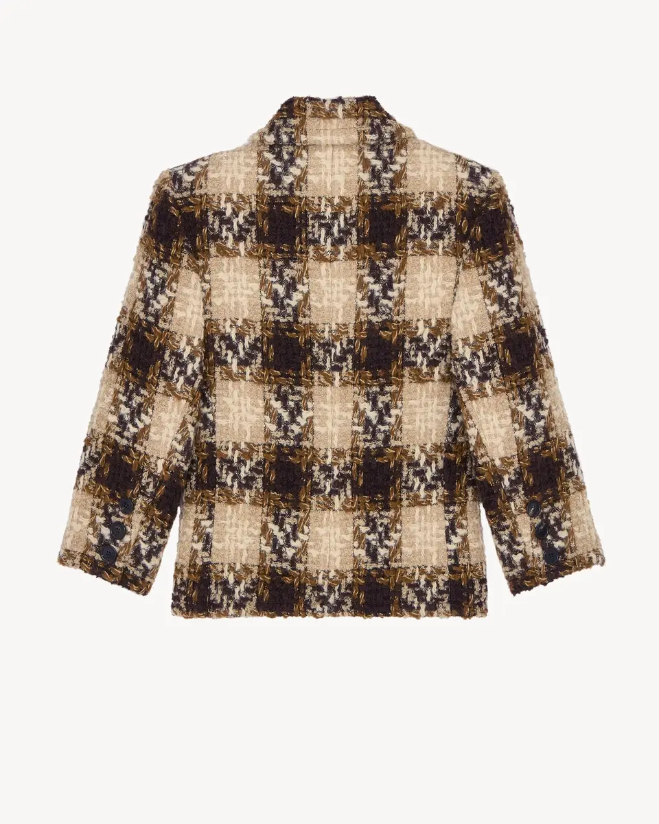 Yves Saint Laurent single-breasted jacket in tweed | Thumbnail 3 Yves Saint Laurent single-breasted jacket in tweed | Thumbnail 3
