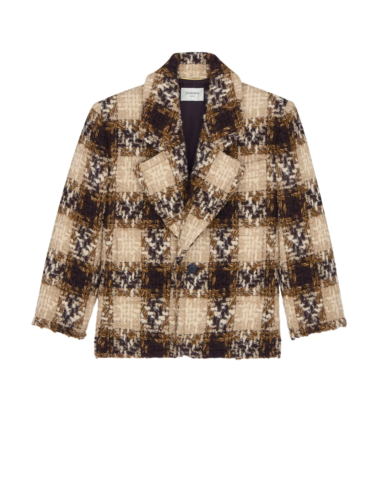 Yves Saint Laurent single-breasted jacket in tweed