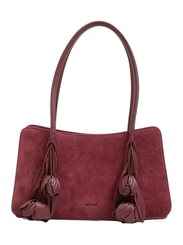 Simkhai Women's Fleur Tasseled Suede Shoulder Bag