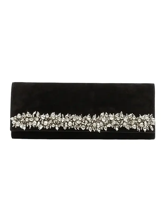 Simkhai Women's River Embellished Suede East-West Clutch | Thumbnail 1 Simkhai Women's River Embellished Suede East-West Clutch | Thumbnail 1