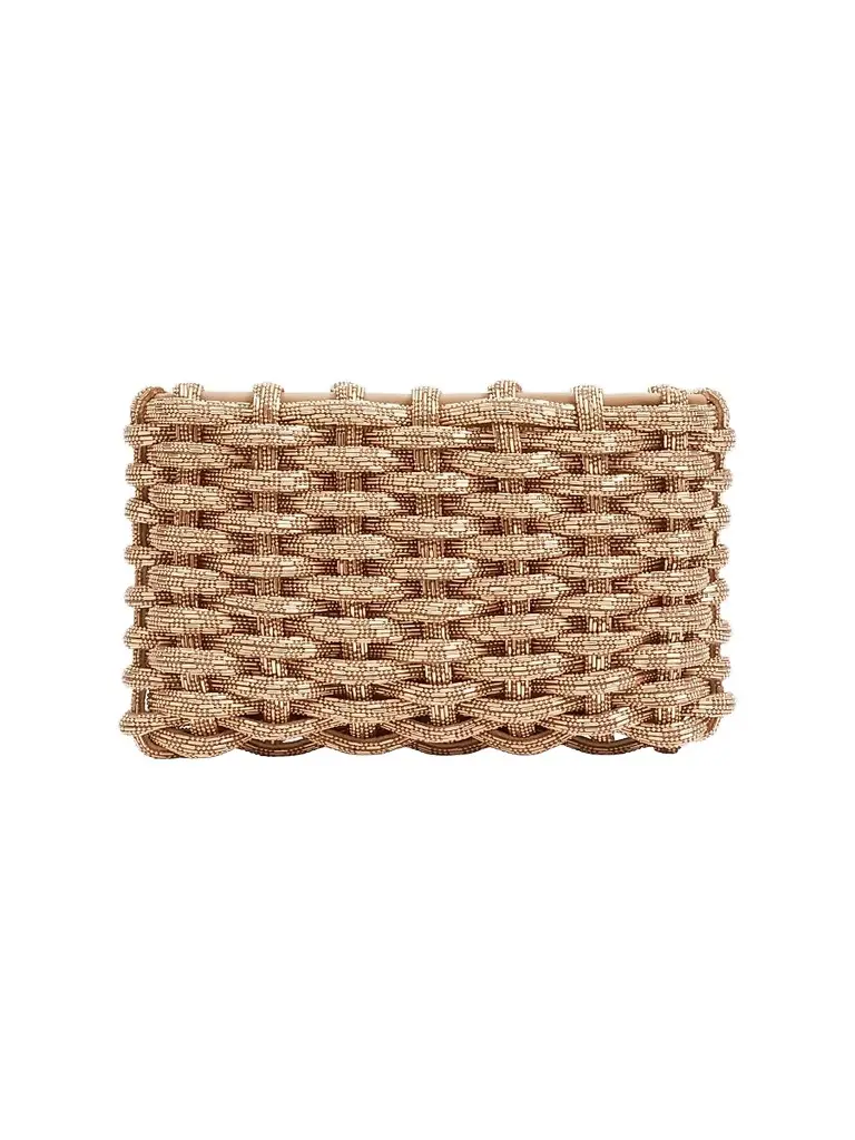 Simkhai Women's Morgan Metal Clutch - Gold | Image 1 Simkhai Women's Morgan Metal Clutch - Gold | Image 1
