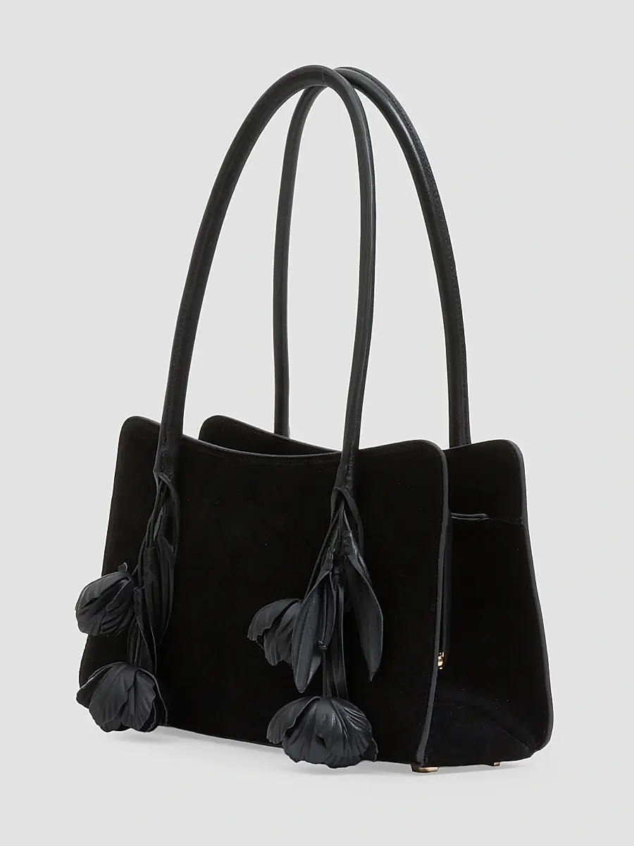 Simkhai Women's Fleur Tasseled Suede Shoulder Bag | Thumbnail 2 Simkhai Women's Fleur Tasseled Suede Shoulder Bag | Thumbnail 2