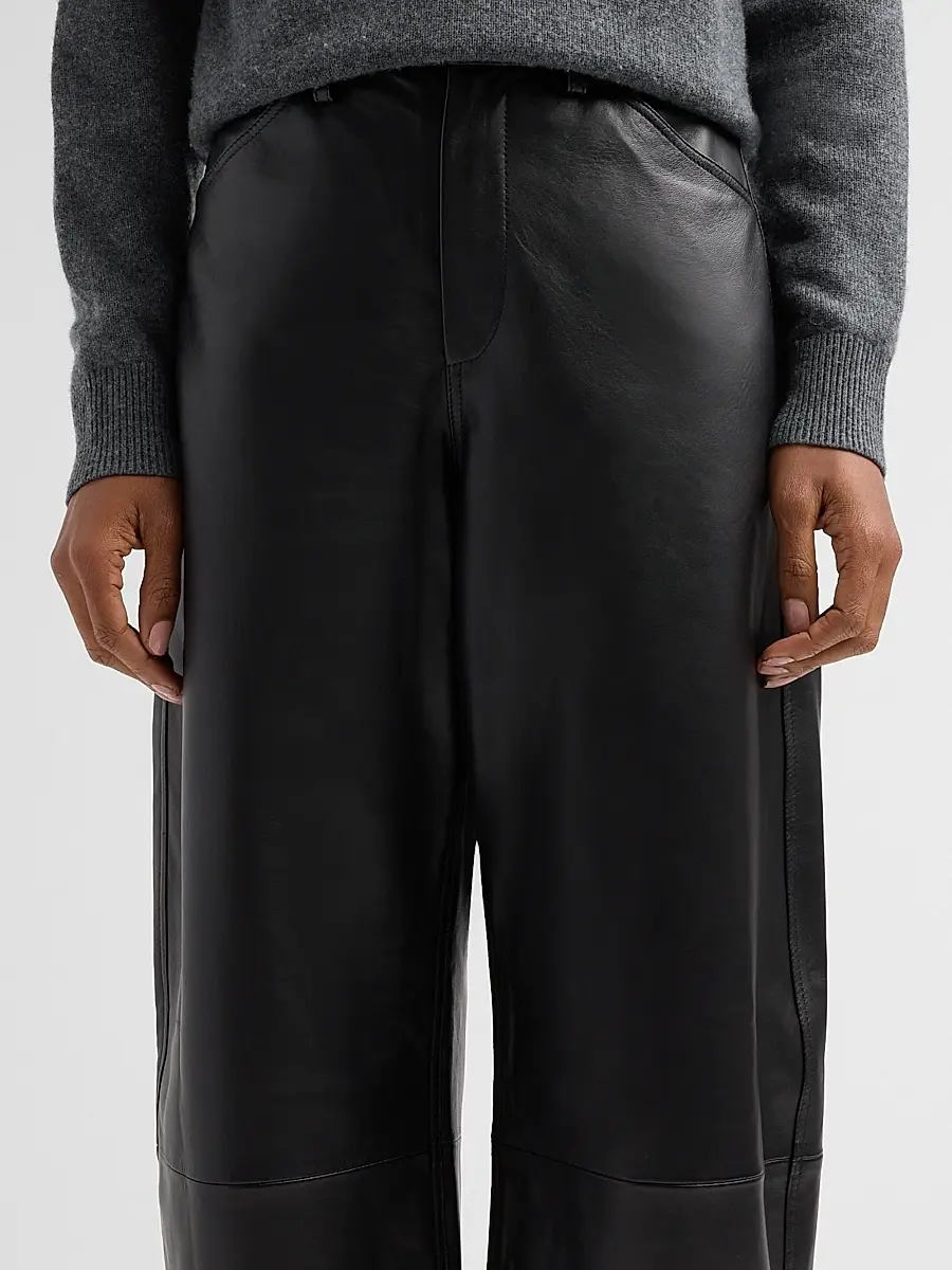 Nili Lotan Women's Tribeca Leather Pants | Thumbnail 5 Nili Lotan Women's Tribeca Leather Pants | Thumbnail 5