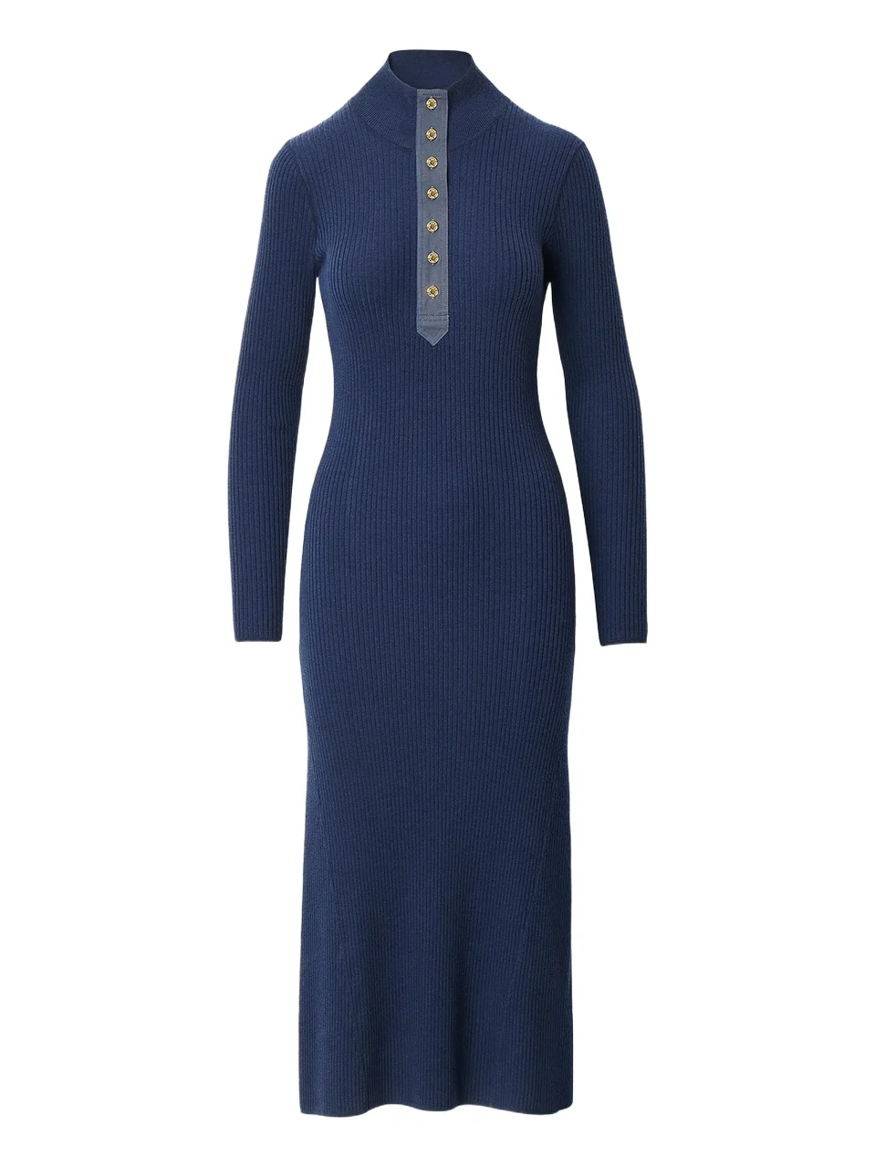 Women's Lucy Rib-Knit A-Line Midi Dress