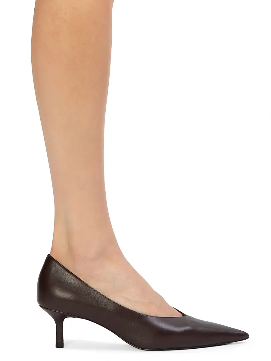Black Suede Studio Women's Briar 50MM Leather Pumps | Thumbnail 6 Black Suede Studio Women's Briar 50MM Leather Pumps | Thumbnail 6