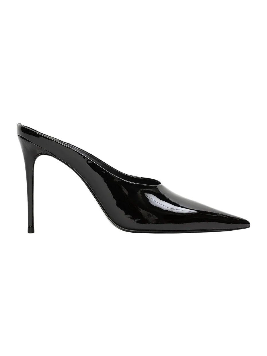 Black Suede Studio Women's Fallon 100MM Patent Pumps