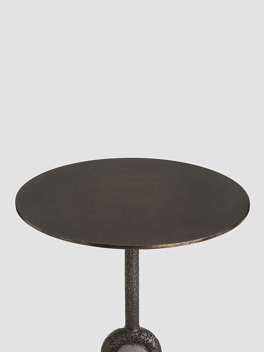 Arteriors Miles Ricestone & Bronze-Plated Iron Accent Table | Thumbnail 8 Arteriors Miles Ricestone & Bronze-Plated Iron Accent Table | Thumbnail 8