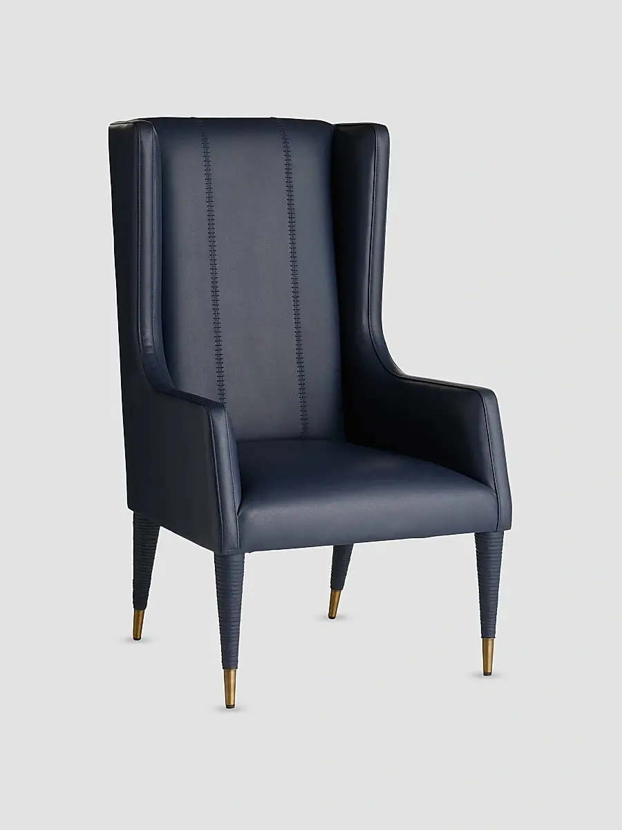 Arteriors Hawthorne Leather Host Chair | Thumbnail 2