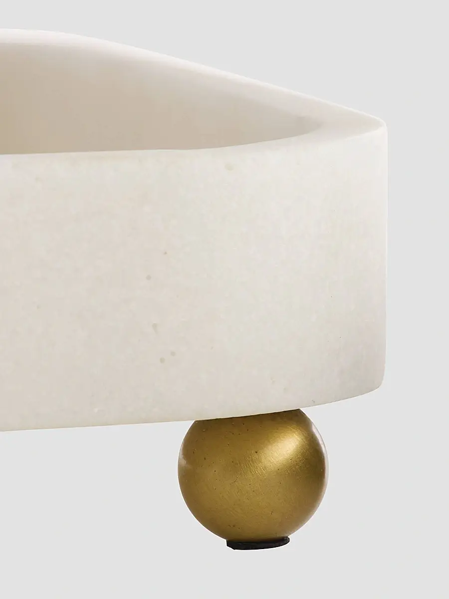 Arteriors Lily Riverstone & Brass Split Tray | Thumbnail 9 Arteriors Lily Riverstone & Brass Split Tray | Thumbnail 9