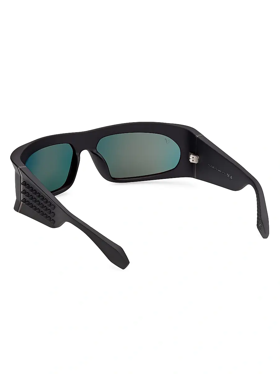 Christian Louboutin Men's 64MM Shield Sunglasses | Thumbnail 4 Christian Louboutin Men's 64MM Shield Sunglasses | Thumbnail 4