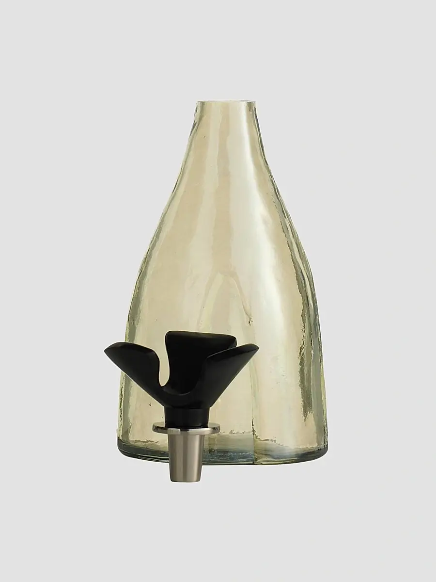 Arteriors Lydia Glass & Aluminum 2-Piece Decanters Set | Thumbnail 4