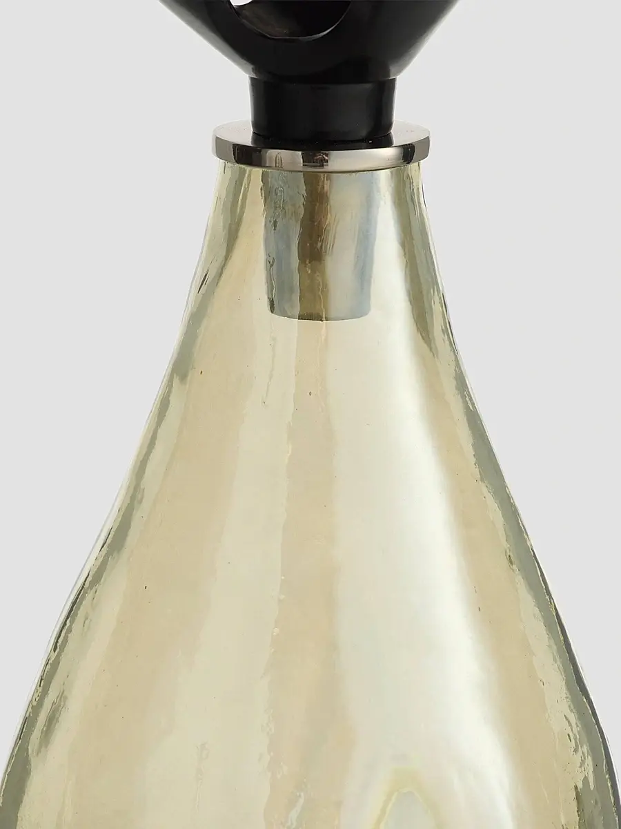 Arteriors Lydia Glass & Aluminum 2-Piece Decanters Set | Thumbnail 7