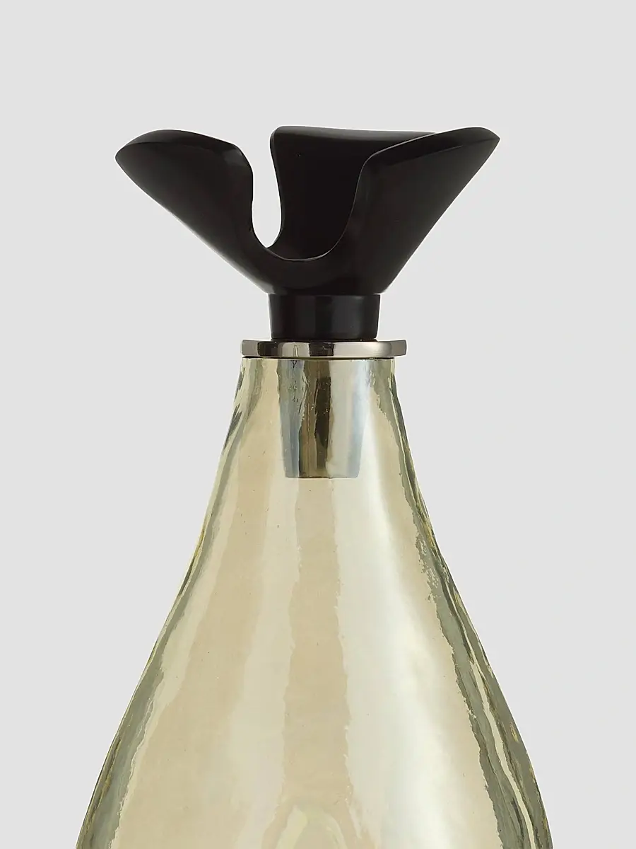 Arteriors Lydia Glass & Aluminum 2-Piece Decanters Set | Thumbnail 8