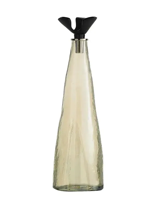 Arteriors Lydia Glass & Aluminum 2-Piece Decanters Set