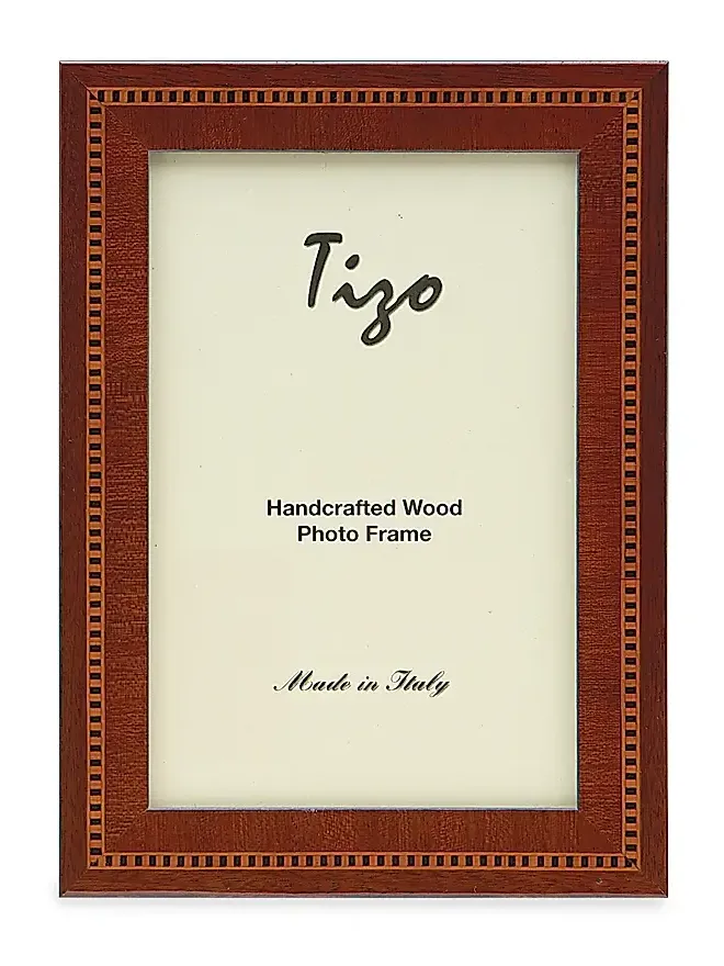 Tizo Inlaid Wood Checkered Frame