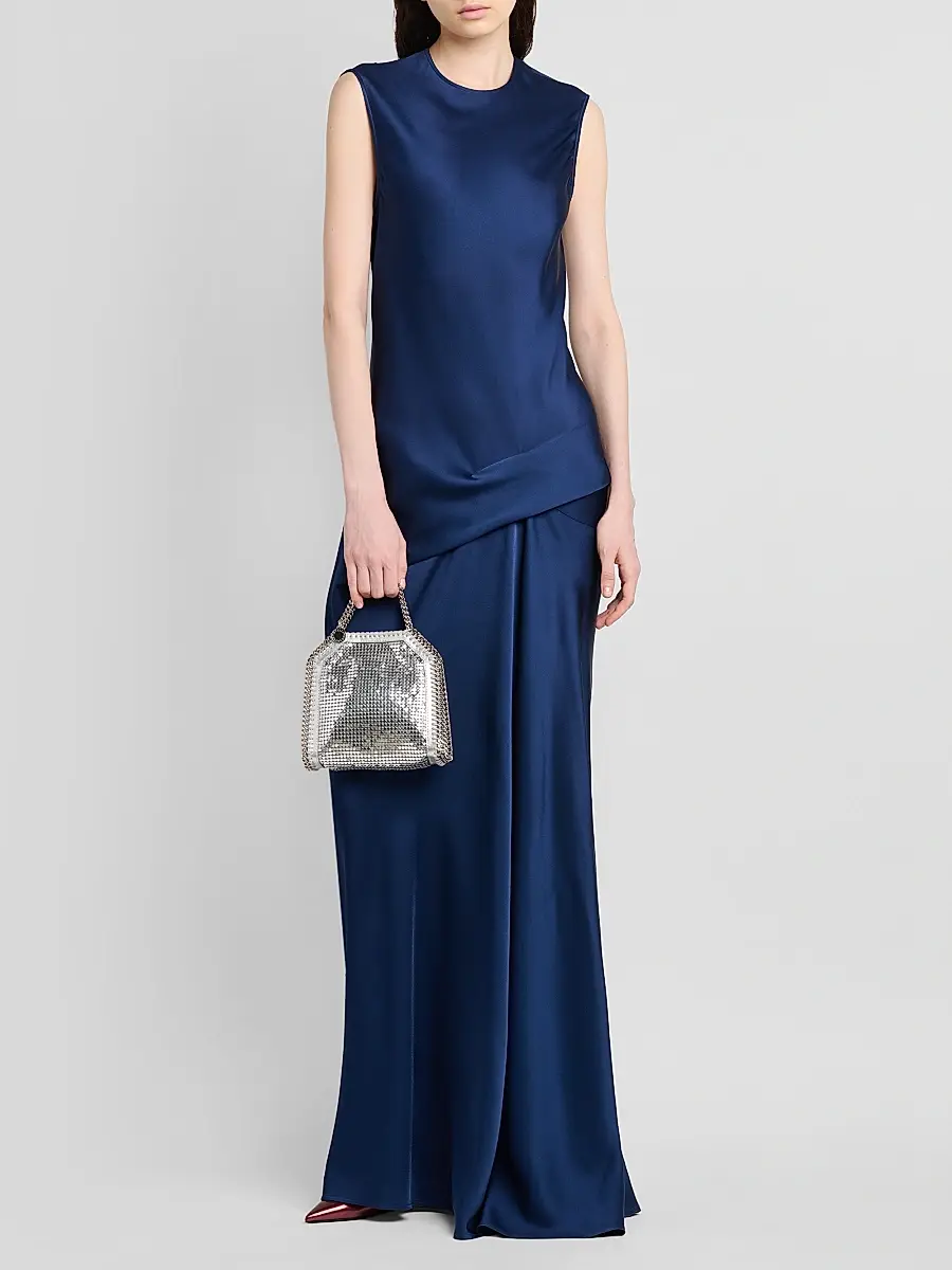 Stella McCartney Women's Draped Satin Gown | Thumbnail 2