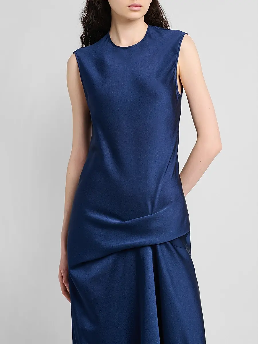 Stella McCartney Women's Draped Satin Gown | Thumbnail 5