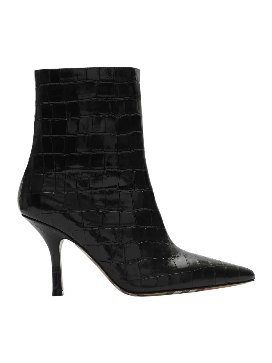 Women's Dame 90MM Crocodile-Embossed-Leather Ankle Boots Women's Dame 90MM Crocodile-Embossed-Leather Ankle Boots