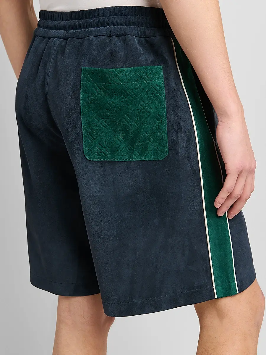 Casablanca Men's Striped Suede Track Shorts | Thumbnail 5 Casablanca Men's Striped Suede Track Shorts | Thumbnail 5