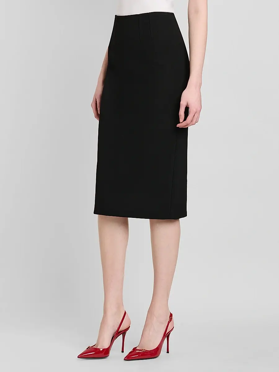 Dolce & Gabbana Women's Virgin Wool Pencil Midi-Skirt | Thumbnail 4 Dolce & Gabbana Women's Virgin Wool Pencil Midi-Skirt | Thumbnail 4