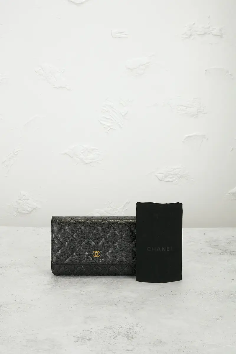 Chanel Chanel Caviar Classic Wallet On Chain | Thumbnail 9 Chanel Chanel Caviar Classic Wallet On Chain | Thumbnail 9