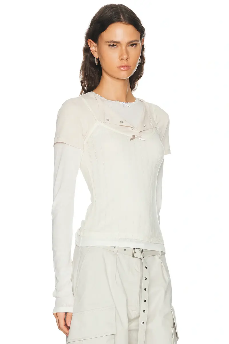 Acne Studios Ersilia Jersey T-Shirt | Thumbnail 2