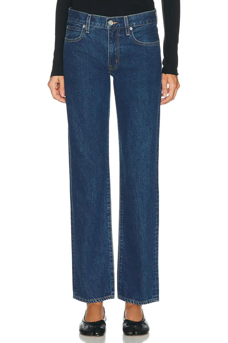 SLVRLAKE Chloe Low Rise Straight Leg | Image 1 SLVRLAKE Chloe Low Rise Straight Leg | Image 1