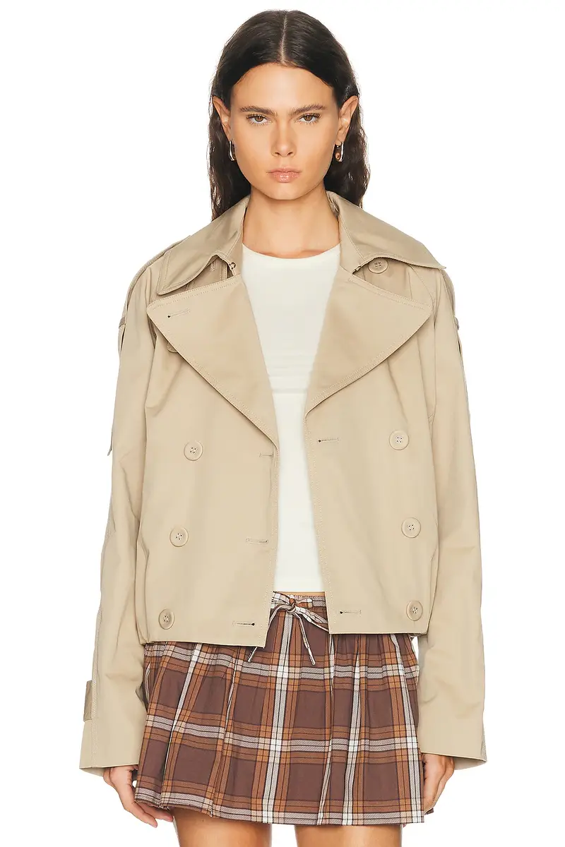 Acne Studios Oleo Twill Trench Jacket | Thumbnail 2 Acne Studios Oleo Twill Trench Jacket | Thumbnail 2