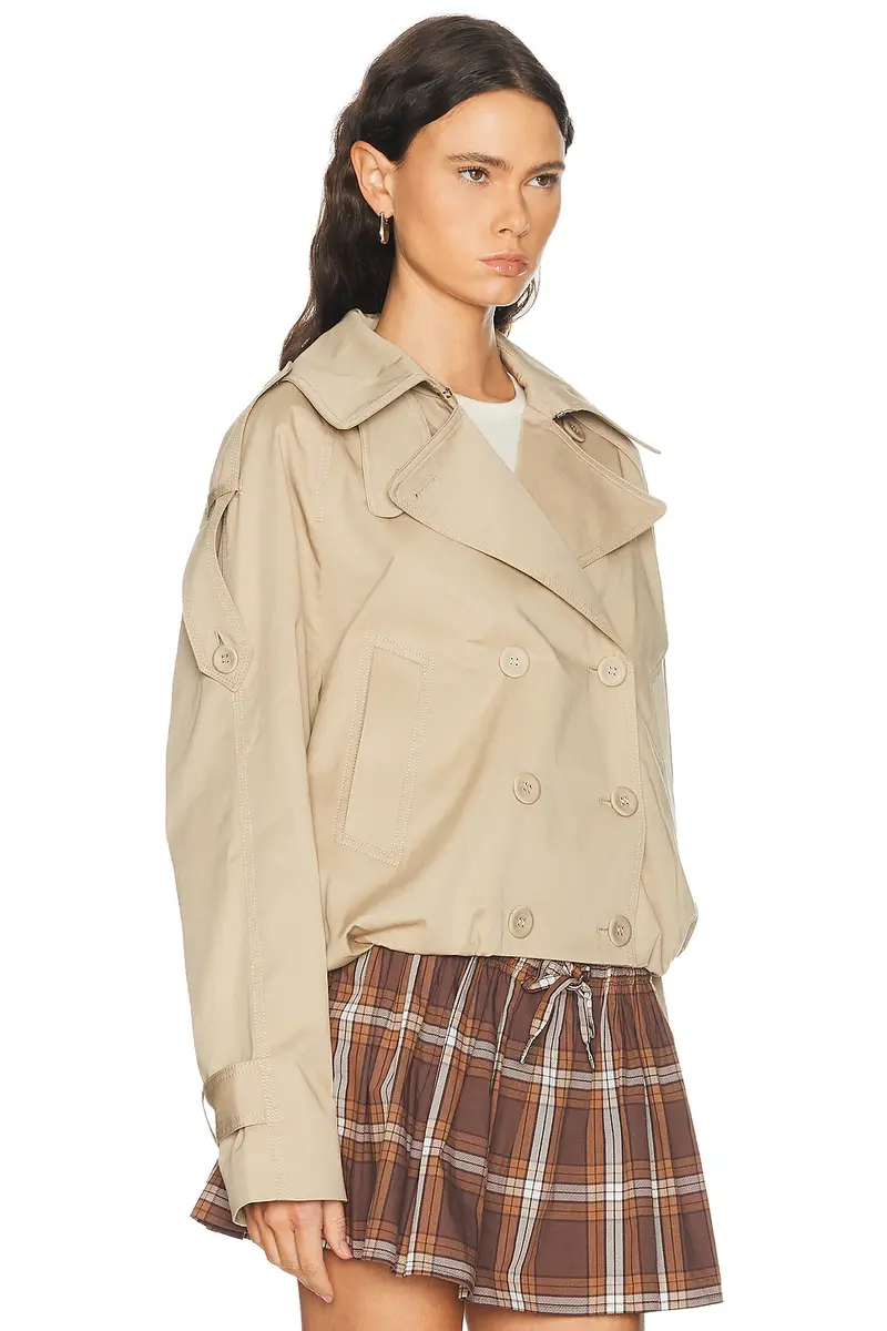 Acne Studios Oleo Twill Trench Jacket | Thumbnail 3 Acne Studios Oleo Twill Trench Jacket | Thumbnail 3