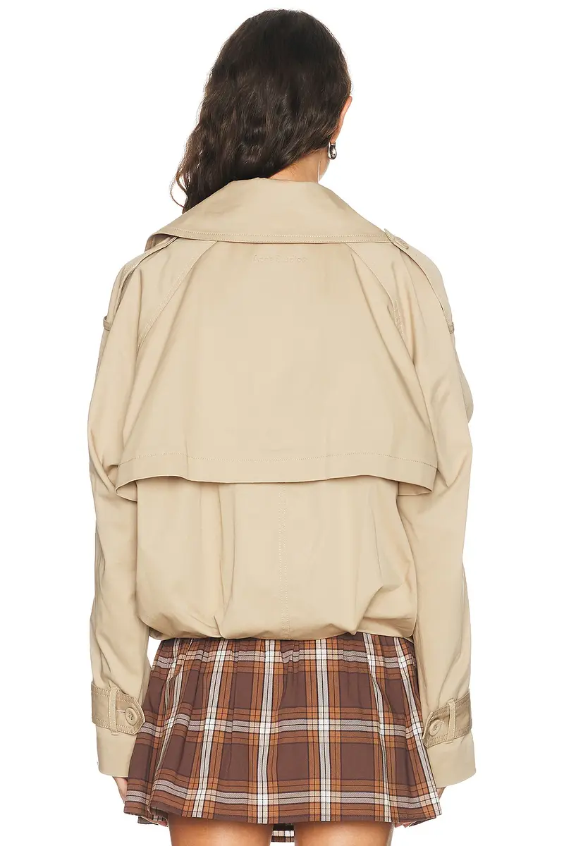 Acne Studios Oleo Twill Trench Jacket | Thumbnail 4 Acne Studios Oleo Twill Trench Jacket | Thumbnail 4