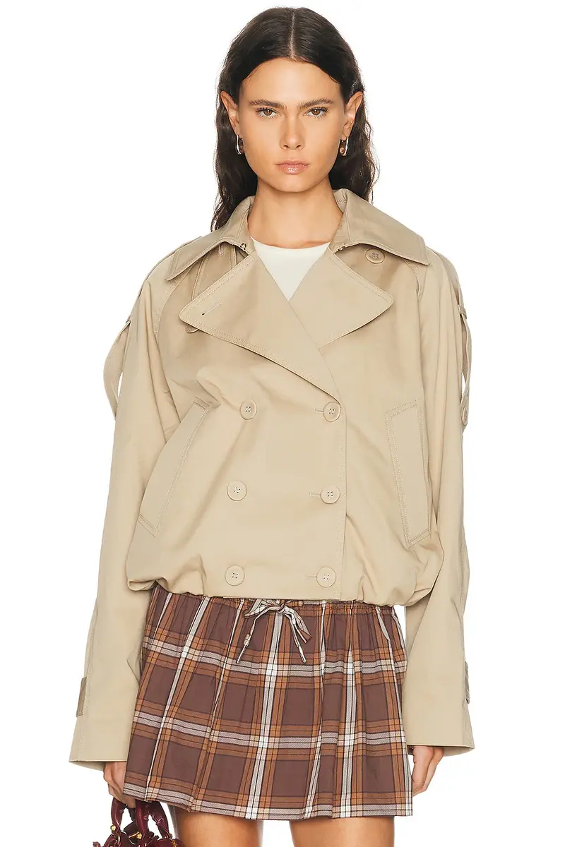 Acne Studios Oleo Twill Trench Jacket