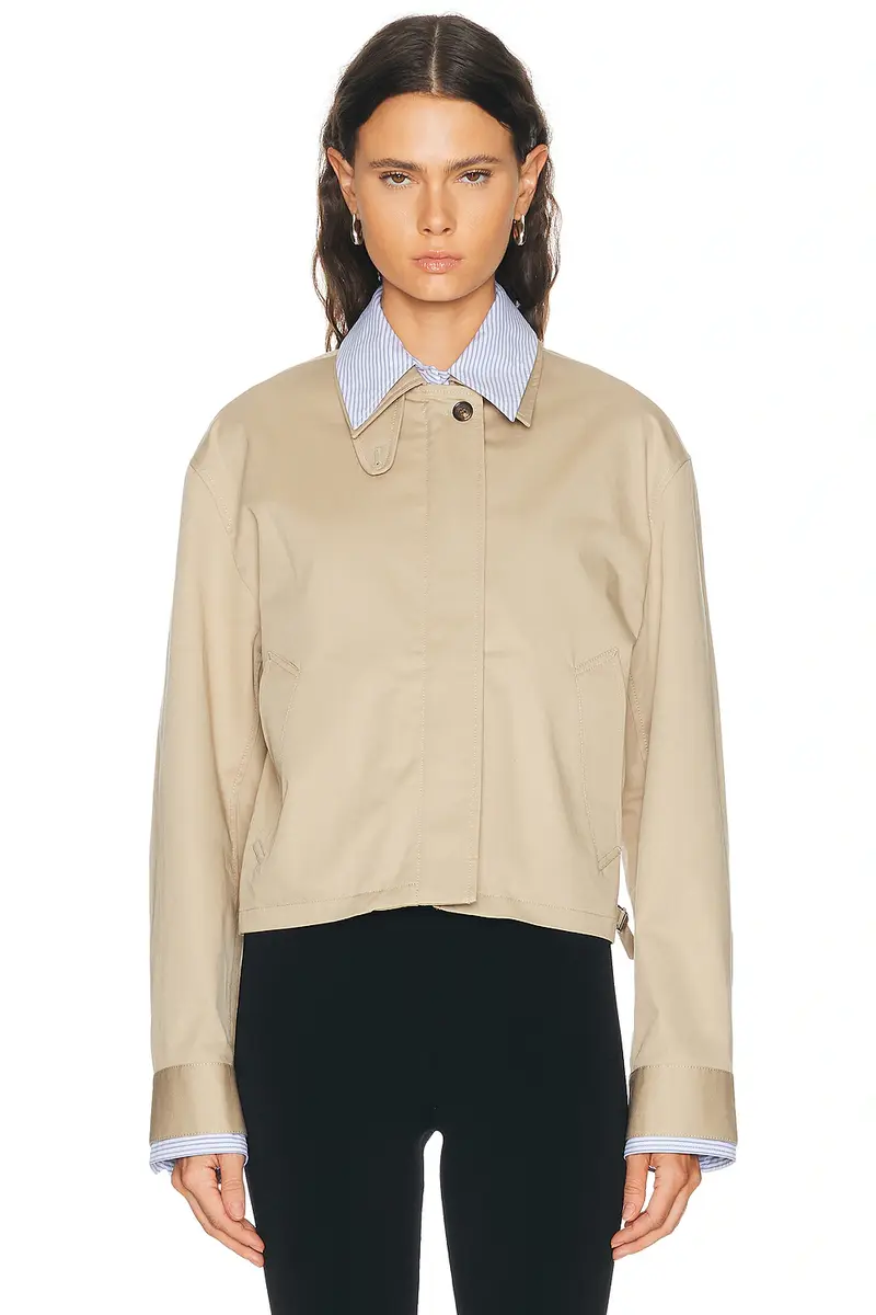 Acne Studios Odossa Twill Trench Jacket | Thumbnail 2 Acne Studios Odossa Twill Trench Jacket | Thumbnail 2