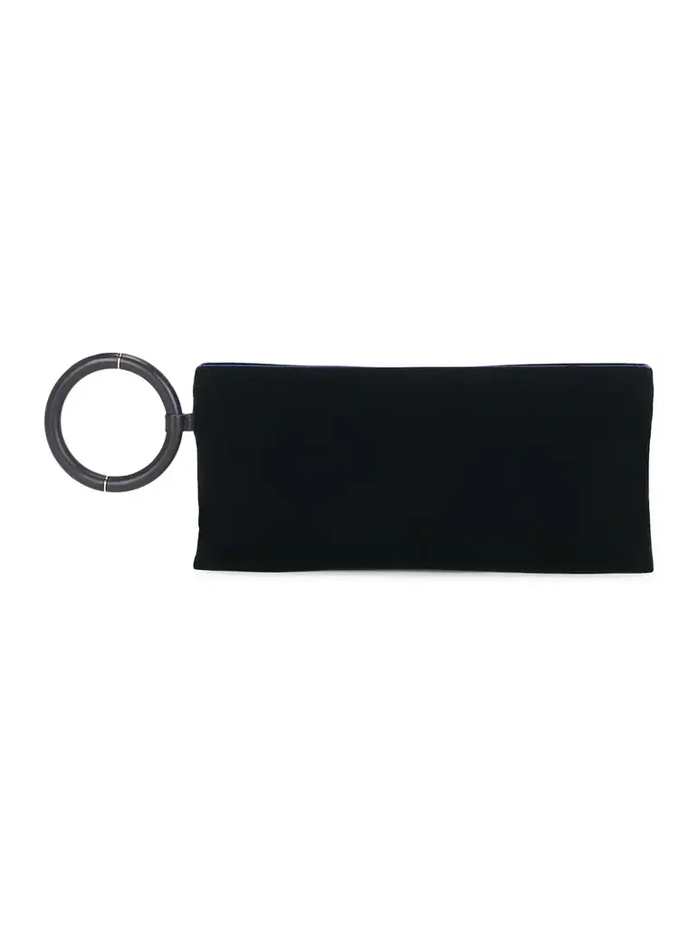 Velvet Nappa Leather Clutch Velvet Nappa Leather Clutch