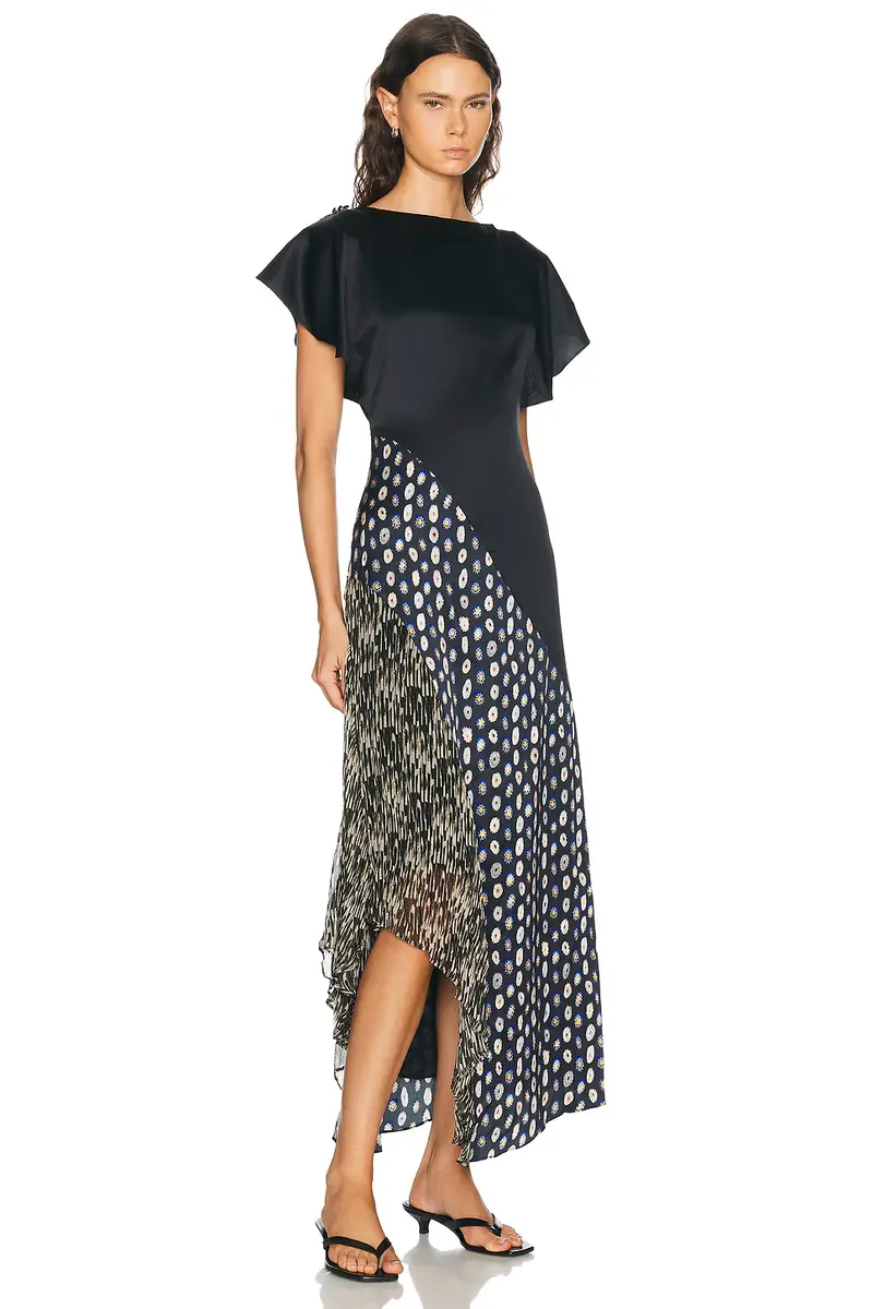 Staud Fawn Silk Dress | Thumbnail 2 Staud Fawn Silk Dress | Thumbnail 2
