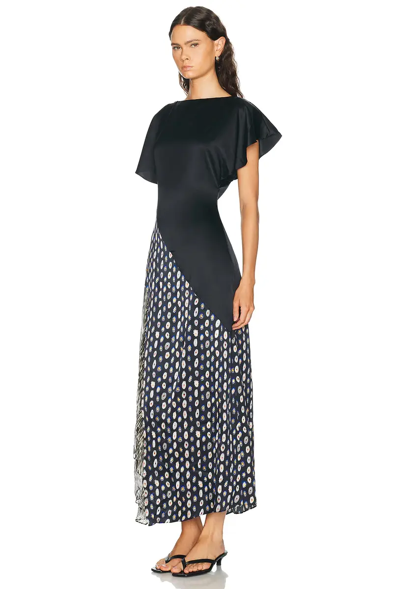 Staud Fawn Silk Dress | Thumbnail 3 Staud Fawn Silk Dress | Thumbnail 3