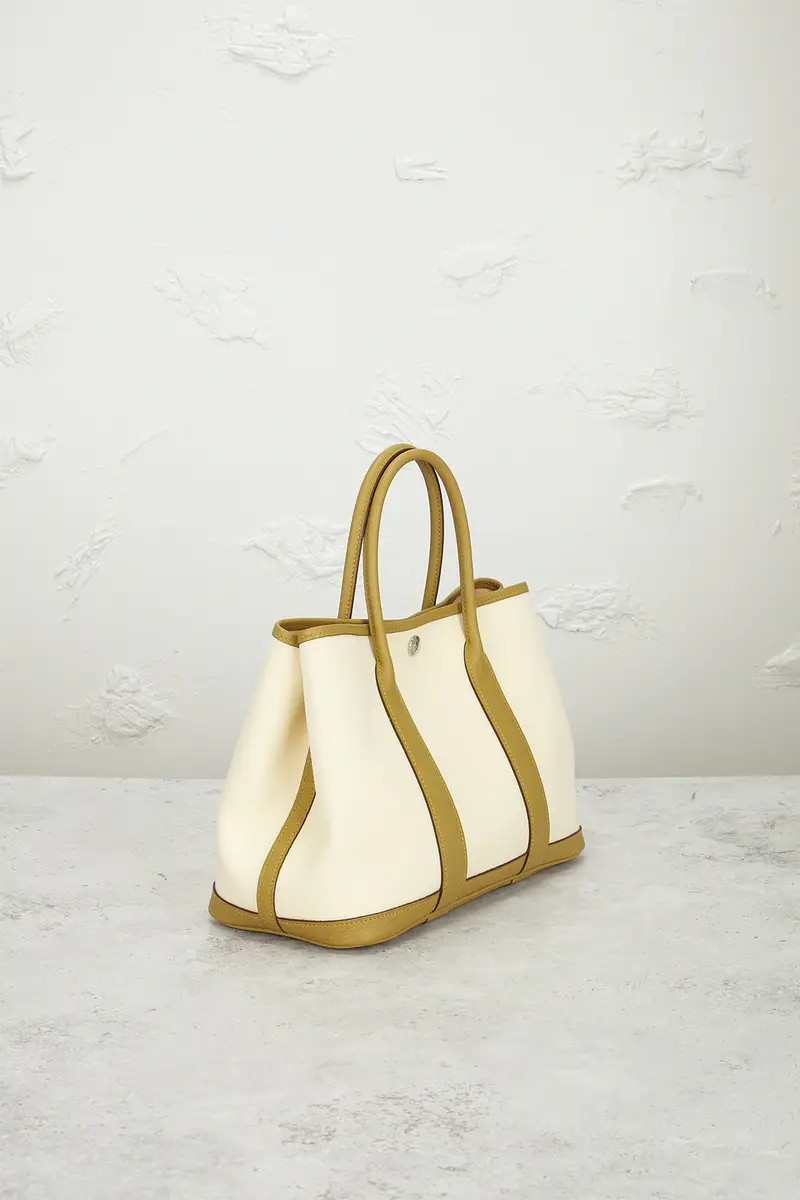 HERMÈS Hermes Toile & Leather Garden Party 30 Tote Bag | Thumbnail 4 HERMÈS Hermes Toile & Leather Garden Party 30 Tote Bag | Thumbnail 4