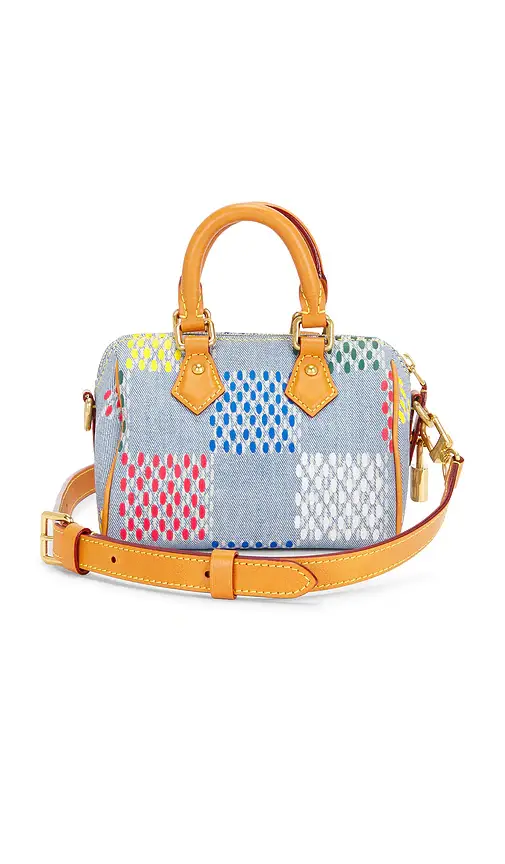 Louis Vuitton LV Vers Damier Denim Speedy Bandouliere 18 Handbag | Thumbnail 9