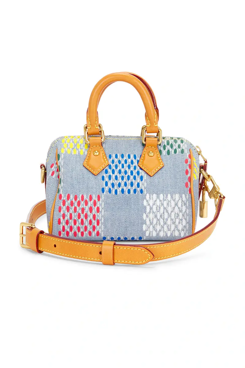 Louis Vuitton LV Vers Damier Denim Speedy Bandouliere 18 Handbag | Image 1 Louis Vuitton LV Vers Damier Denim Speedy Bandouliere 18 Handbag | Image 1