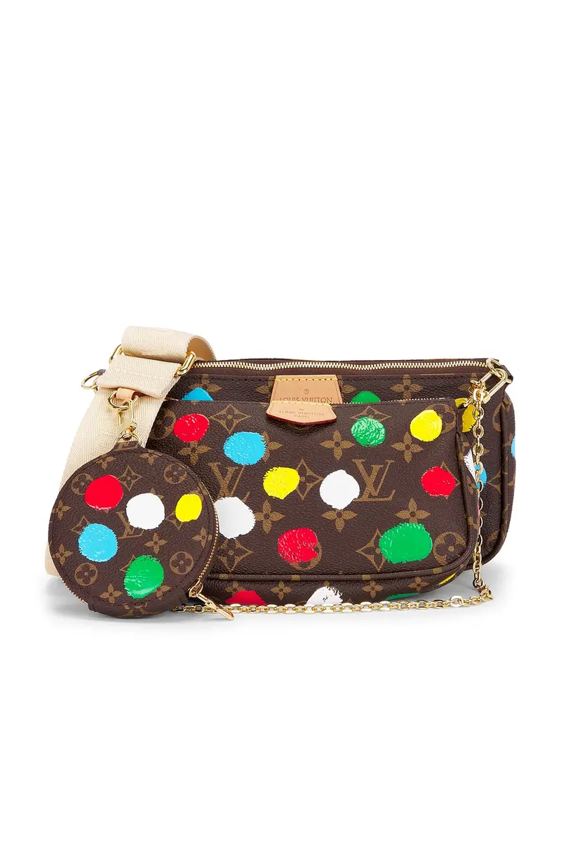 Louis Vuitton X Yayoi Kusama Painted Dots Monogram Multi Pochette Accessoires Shoulder Bag | Image 1 Louis Vuitton X Yayoi Kusama Painted Dots Monogram Multi Pochette Accessoires Shoulder Bag | Image 1