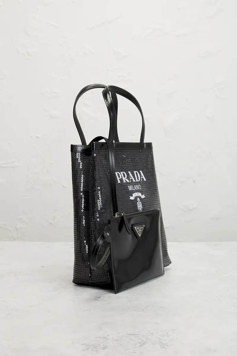 Prada Rete Paillettes Tote Bag | Thumbnail 4 Prada Rete Paillettes Tote Bag | Thumbnail 4