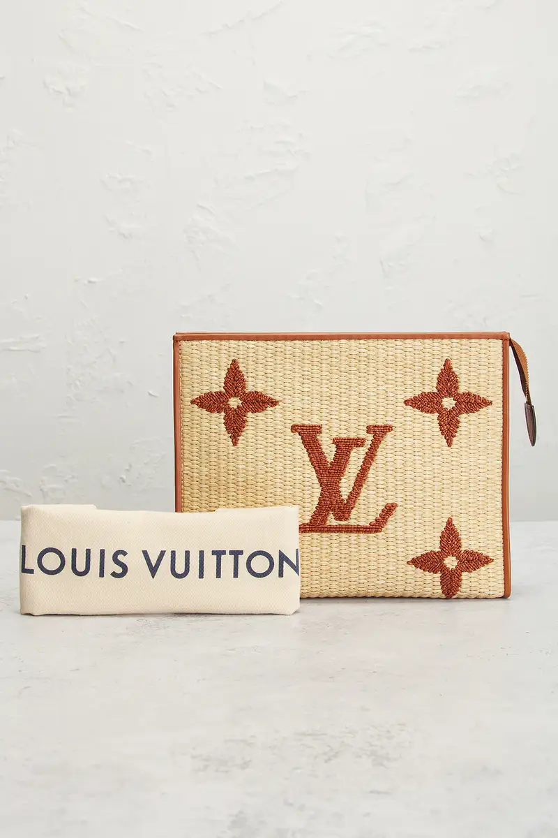 Louis Vuitton Monogram Giant Raffia Toiletry Pouch 26 | Thumbnail 9 Louis Vuitton Monogram Giant Raffia Toiletry Pouch 26 | Thumbnail 9