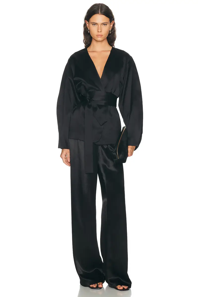 THE SEI Blouson Tie Jacket | Thumbnail 4 THE SEI Blouson Tie Jacket | Thumbnail 4