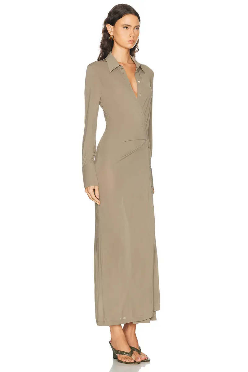 Helmut Lang Twisted Shirt Dress | Thumbnail 2 Helmut Lang Twisted Shirt Dress | Thumbnail 2