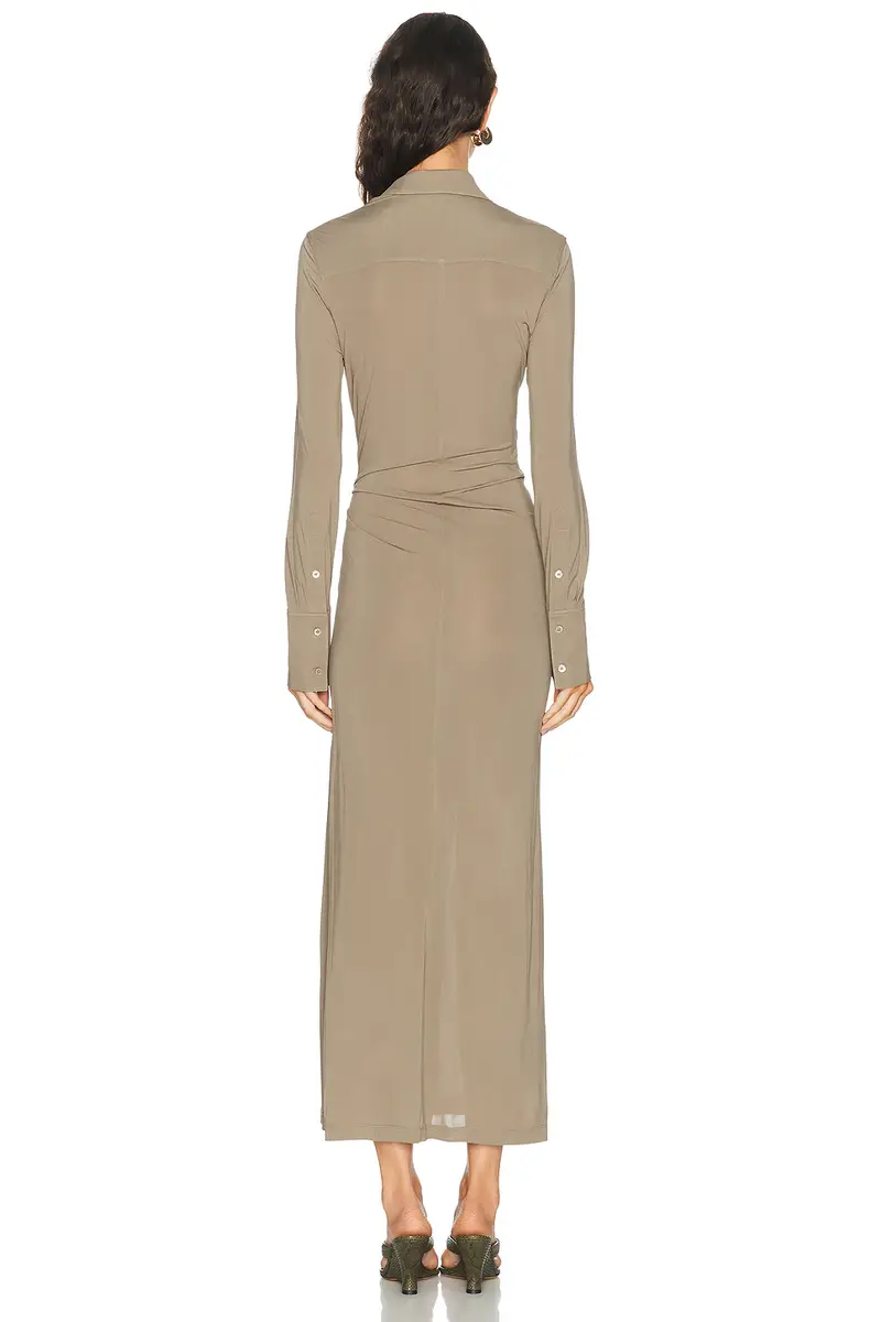 Helmut Lang Twisted Shirt Dress | Thumbnail 4 Helmut Lang Twisted Shirt Dress | Thumbnail 4