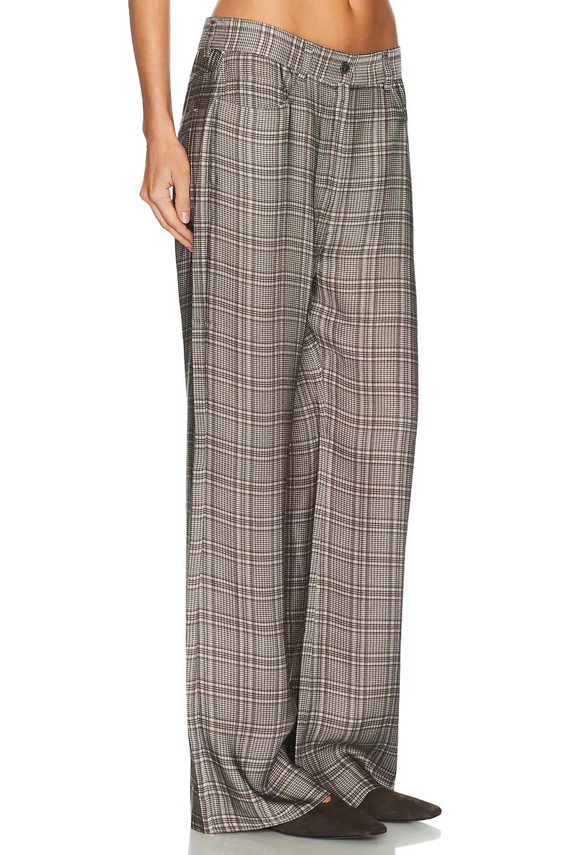 Acne Studios Poltana Check Fluid Trouser | Thumbnail 2 Acne Studios Poltana Check Fluid Trouser | Thumbnail 2