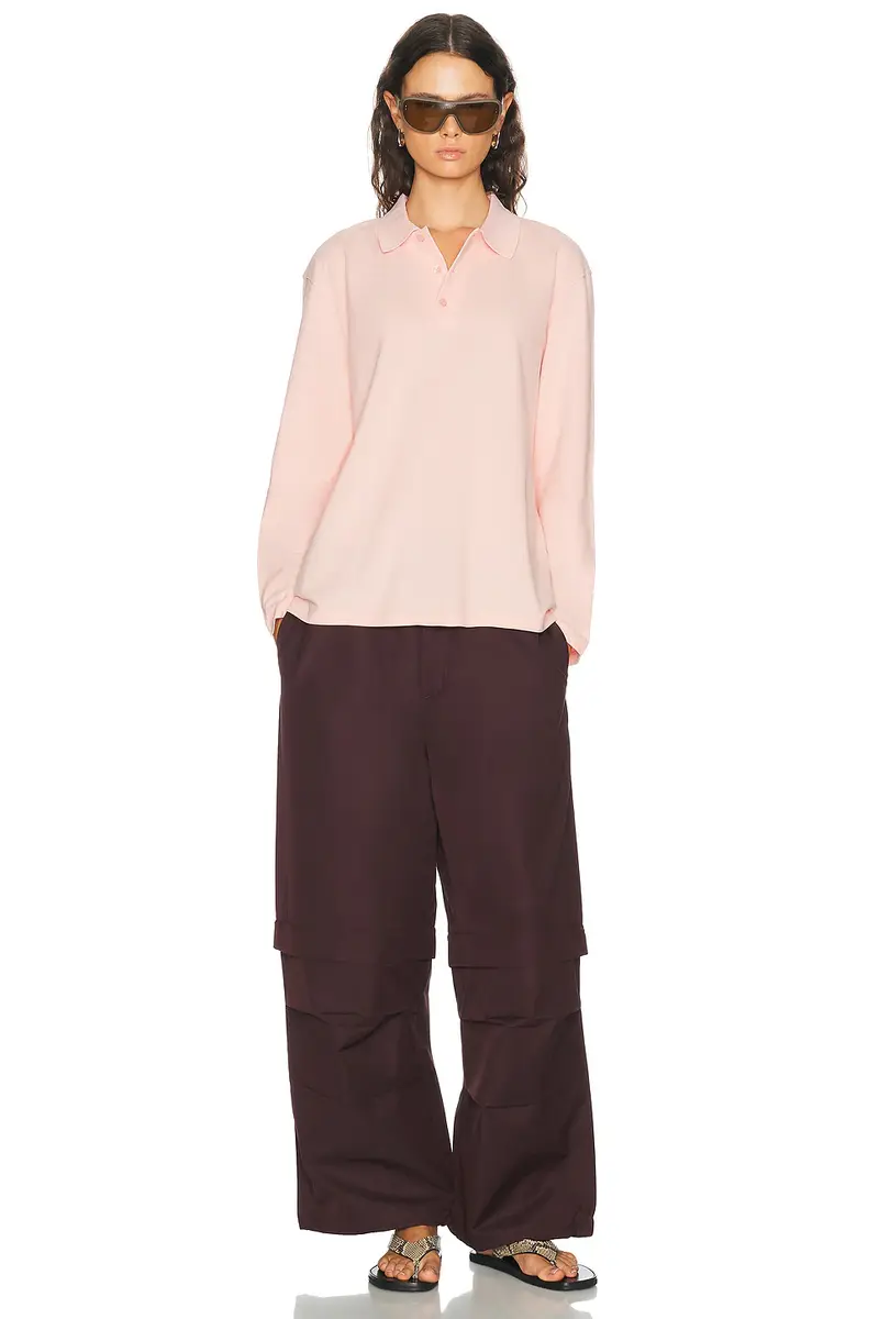 FLORE FLORE Diana Polo Top | Thumbnail 4