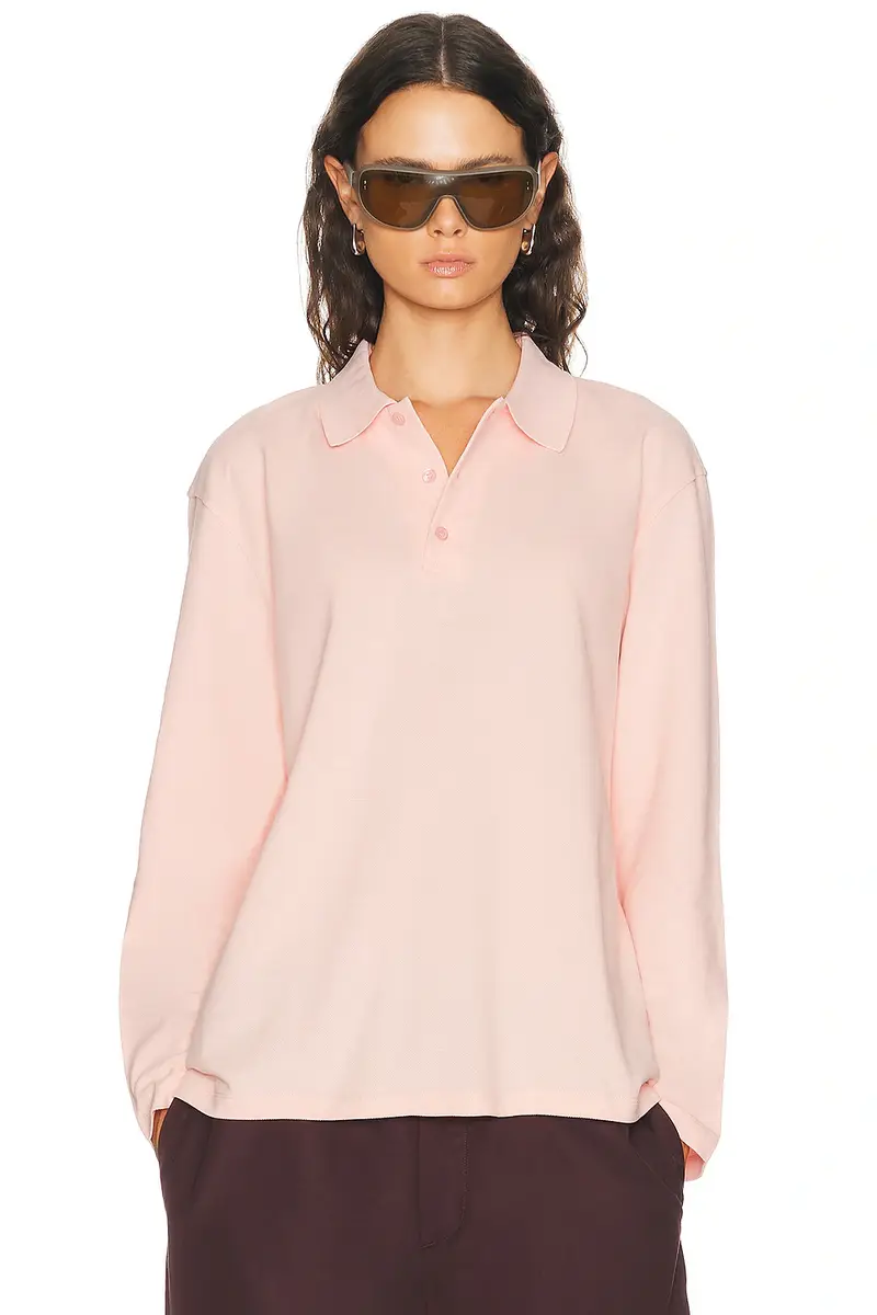 FLORE FLORE Diana Polo Top | Image 1 FLORE FLORE Diana Polo Top | Image 1