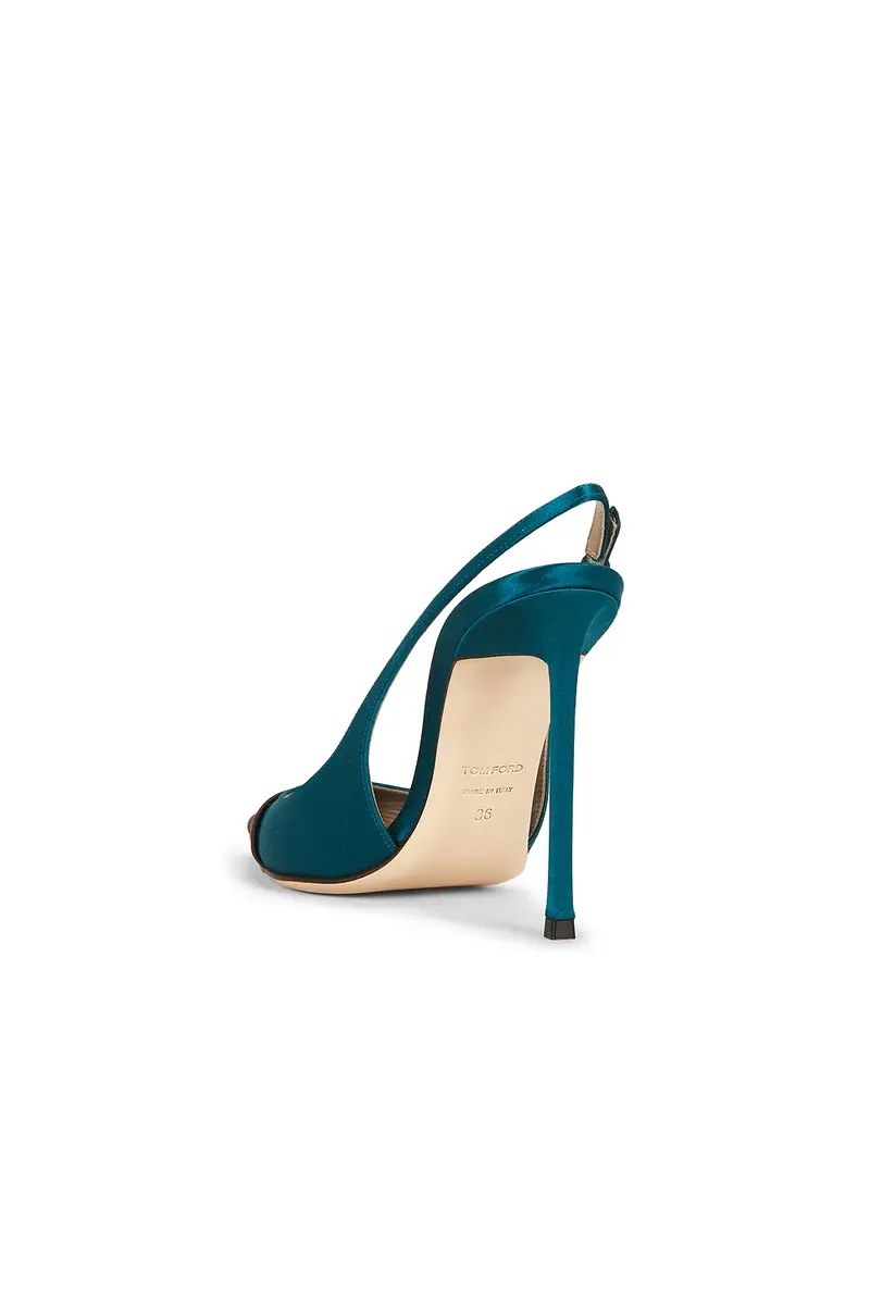 Tom Ford Satin Slingback Pump | Thumbnail 3 Tom Ford Satin Slingback Pump | Thumbnail 3